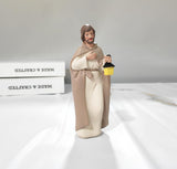 Nativity Sets for Christmas 10 Pieces - Hand Painted Nativity Scene Indoor, 4.8" Classic Figurines Holy Family Jesus Manger Crib Ornament, Xmas Decorations