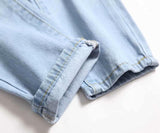 HENGAO Boy's Distressed Ripped Skinny Jeans