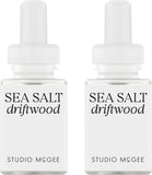 Pura x Studio McGee Home Scent Refill - Smart Air Diffuser - Up to 120-Hours of Luxury Fragrance per Refill - Home Essential - Clean & Safe Diffuser Fragrance - 2 Pack, Santal Vanilla