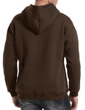 Flygo Men's Casual Fleece Sherpa Lined Hoodie Winter Warm Pullover Hooded Sweatshirt(Black-XL)