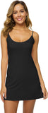 WiWi Slip Dress for Women Viscose from Bamboo Spaghetti Strap Lingerie Sexy Nightgowns Plus Size Sleep Chemise S-4X
