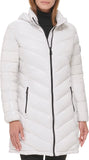 Calvin Klein Women's Long Chevron Puffer Jacket