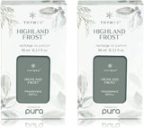 Thymes Pura Refills – 2 Pack of Oil Diffuser Scents – Long-Lasting Pura Diffuser Refills – Premium Home Fragrance – Notes of Pressed Apple, Clove & Cardamom (Simmered Cider, Pack of 2)