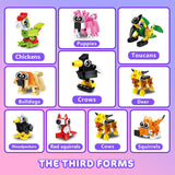HOGOKIDS 60 Kinds Party Favors for Kids, 20 Pack 3-in-1 Animals Building Block Toy Sets for Goodie Bags Stocking Stuffer Classroom Prizes Birthday Christmas Easter Gifts for Boys Girls Ages 6-12+