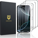 UNBREAKcable 3-Pack Screen Protector for iPhone 16 Pro Max [Military Grade Shatterproof] Tempered Glass Screen for Apple 16 Pro Max [9H Hardness][Full Coverage][Bubble Free][Easy Installation]