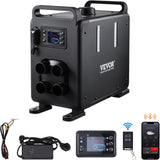 VEVOR 8KW Diesel Heater, 12V/24V All in One Diesel Air Heater, with Bluetooth APP Control, Remote Control and Display Screen, CO Alarm, Fast Heating Portable Diesel Heater for Vehicles and Garage