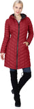 Outdoor Ventures Women's Maryan Hooded Ultra Lightweight Warm Thermolite Long Puffer Coat