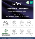 WiWi Slip Dress for Women Viscose from Bamboo Spaghetti Strap Lingerie Sexy Nightgowns Plus Size Sleep Chemise S-4X