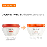 Kerastase Nutritive Masquintense Mask For Fine to Medium Dry Hair - Deeply Nourishes & Conditions, With Plant-Based Proteins & Niacinamide, 6.8 Fl Oz
