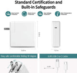 61W USB C Charger Power Adapter for MacBook