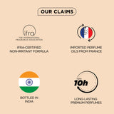 BellaVita Luxury Honey OUD Eau de Parfum Travel Size Edition 20 ml | Long-Lasting Mini Perfumes for Women | Notes: Patchouli, Vanilla, Bergamot & Spicy Notes | Pocket Perfume for Women | Vegan Perfume