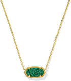 Kendra Scott Elisa Pendant Necklace for Women, Fashion Jewelry, 14k Gold-Plated
