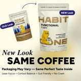 Instant Mushroom Coffee Arabica - Lion’s Mane, Cordyceps, Reishi, Chaga – Alpha-GPC & L-Tyrosine, B12 & B3 – Better Energy, Focus, Digestion & Immunity – Made in USA – 30 Servings