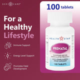 Healthstar Prenatal Vitamin Supplement, 100 tablets