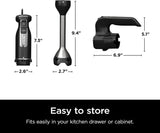 Ninja CI100C Foodi Power Mixer System Immersion Blender and HandMixer Combo, Black