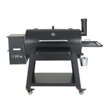62-Inch Heavy-Duty Portable Wood Pellet BBQ Grill With Cart (SAK91308)
