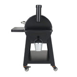 62-Inch Heavy-Duty Portable Wood Pellet BBQ Grill With Cart (SAK91308)