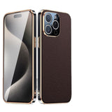 New High End Genuine Leather Phone Case Full Body Drop Proof Design