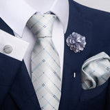Men's Tie Suit Pocket Square Combo 8