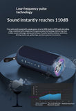 Outdoor Home Colorful Lights Bluetooth Speaker