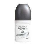 Deotak Invisible For Men Roll-on Deodorant - 7 Day Protection, Non-Sticky, Alcohol & Paraben Free