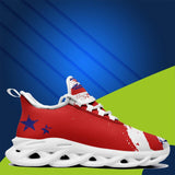 MaxSoul-B03001 Custom Max Soul American Flag, USA Flag Sneakers Max Soul, Shoes, Printed Shoes