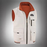 Springautumn New Double-sided Vest For Men Wearable On Either Side