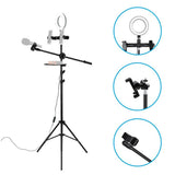 6.3" Multi-function Selfie Ring Light with Tripod Stand
