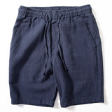 Men's Slim-fit Straight-leg Hemp Five-pocket Pants