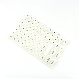 91 Button For Desktop And Notebook Computer Silicone Keyboard Stickers