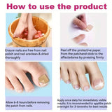 64-Pieces: Extra Strength Toenail Treatment Nail Repair Patches