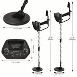 Handheld Metal Detector – High-Sensitivity Treasure Finder for Beach & Outdoors