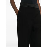 Casablanca Black Trousers - Straight Trousers Women