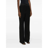 Casablanca Black Trousers - Straight Trousers Women