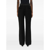 Casablanca Black Trousers - Straight Trousers Women