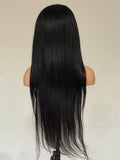 Boss Flow – Brazilian Straight Lace Front Wig (Natural Black)
