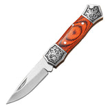 Outdoor Tibetan-Print Stainless Steel Fruit Knife For Home Use