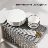 Multifunctional Kitchen Countertop Sink Storage Drainage Mat