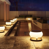 Modern Minimalist Outdoor Solar-powered Stainless Steel Waterproof Courtyard Lights
