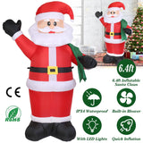 6.4ft Inflatable Christmas Giant Santa Claus