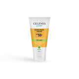 Celenes Herbal: SPF 50+ Anti-Aging Sunscreen - Protect & Rejuvenate Sensitive Skin with Collagen, Fragrance & Paraben Free, Water Resistant - 1.69 fl oz