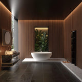 Nuvia Virella 65-Inch Luxury Freestanding Soaking Bathtub With Overflow And Pop-Up Drain (SAK69451)