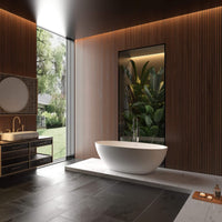 65" Luxury Freestanding Soaking Bathtub With Overflow And Pop-Up Drain (SAK69451)