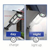 6500K Bright LED Solar Wall Light 3 Lighting Mode Light