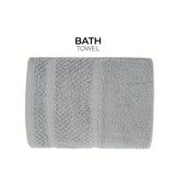 Gray Cotton Bath Towel Set (10–32 pcs)