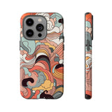 ABSTRACT DOODLE CLOUDS | Tough Phone Case