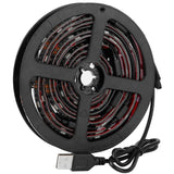 6.56ft TV LED Backlight RGB Strip Light USB Monitor Lighting