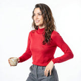 Planet Gold Juniors Mock-Neck Sweater, Size Small