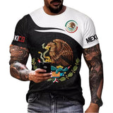 Eagle And Snake T-shirt Loose Round Neck Men's Short Sleeve T-shirt