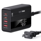 65W 4 USB Port Fast Wall Charger